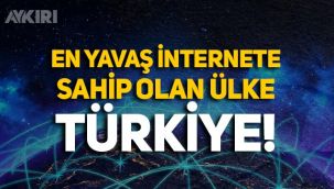 Türkiye, OECD ülkeleri arasında en yavaş internete sahip!