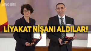 Uğur Şahin ve Özlem Türeci'ye Alman Devlet Nişanı verildi!