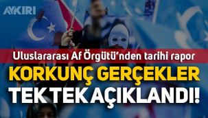 Uluslararası Af Örgütü'nden tarihi rapor! Korkunç gerçekler tek tek açıklandı