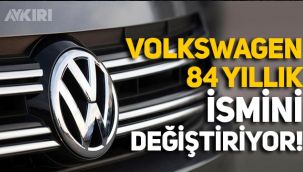 Volkswagen, 84 yıl sonra ismini değiştiriyor!