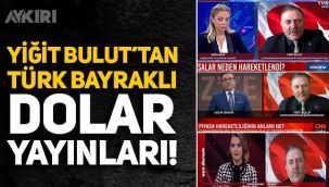 Yiğit Bulut, Türk bayrağı arka planıyla dolar yayınlarına katıldı!