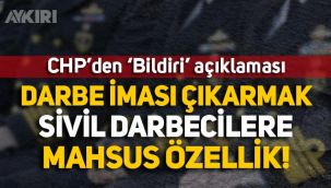 103 emekli amiralin bildirisine CHP'den ilk yorum: Darbe iması çıkarmak sivil darbecilere mahsus özellik