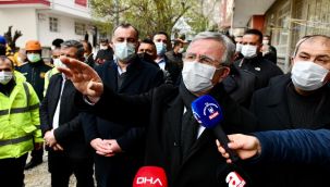 72 kişilik ekibiyle olay yerinde!