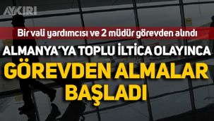 Almanya'ya toplu iltica olayında görevden almalar başladı