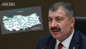 Bakan Koca, illere göre haftalık vaka sayılarını paylaştı