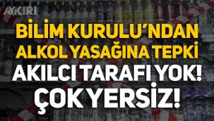 Bilim Kurulu üyesinden alkol satış yasağına tepki!