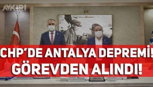 CHP'de Antalya depremi!  İl Başkanı Nusret Bayar görevden alındı
