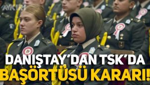 Danıştay'dan TSK'da başörtüsüne izin