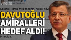 Davutoğlu, 103 amirali hedef aldı: