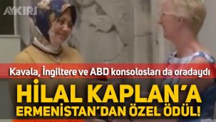 Hilal Kaplan'ın Ermeni dernekten İngiliz konsolosluğunda ödül aldığı ortaya çıktı!