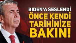 Mansur Yavaş'tan, Joe Biden'a tepki: 