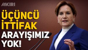 Meral Akşener’den ‘üçüncü ittifak’ açıklaması