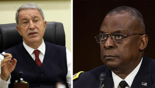 Milli Savunma Bakanı Hulusi Akar, ABD'li mevkidaşıyla görüştü