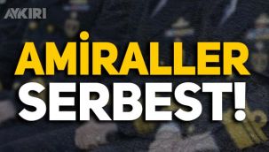 Montrö Bildirisi'ne imza atan 14 emekli amiral tahliye edildi!