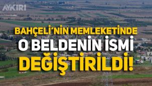 Resmi Gazete’de yayımlandı! Bir beldenin adı değiştirildi