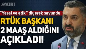 RTÜK Başkanı Ebubekir Şahin 2 maaş aldığını açıkladı: Yasal ve etiktir