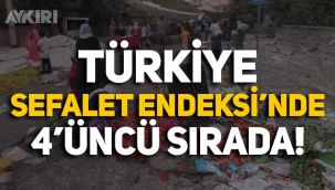 Türkiye, sefalet endeksinde 40 ülke arasında 4. oldu!
