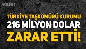 Türkiye Taşkömürü Kurumu, 216 milyon dolar zarar etti!
