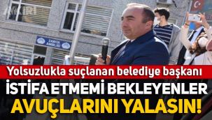 Yolsuzlukla suçlanan Belediye Başkanı Ali Sülük: İstifa etmemi bekleyenler avuçlarını yalasın