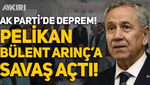 AK Parti'de deprem: Pelikan, Bülent Arınç'a savaş açtı!