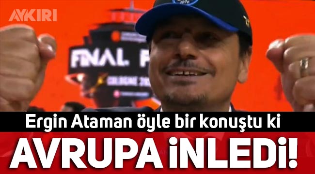 Anadolu Efes'in şampiyonluğu sonrasında Ergin Ataman'dan gururlandıran konuşma!