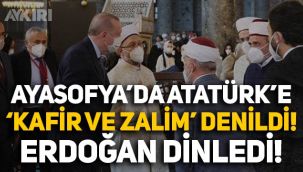 Ayasofya'da Atatürk'e
