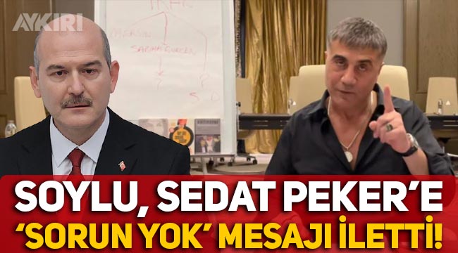 Barış Terkoğlu: Süleyman Soylu, Sedat Peker'e