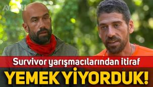 Cemal Hünal ve Çağrı Atakan’dan Survivor itirafı: Yemek yiyorduk!