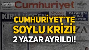 Cumhuriyet'te Süleyman Soylu krizi: 'Can Dündar' açıklaması 2 istifa getirdi!