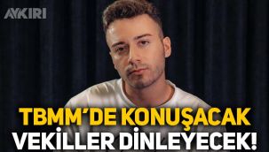 Enes Batur TBMM'de konuşacak, vekiller dinleyecek