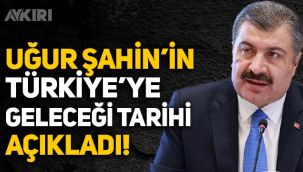 Fahrettin Koca'dan aşı açıklaması! BioNTech'in sahibi Uğur Şahin Türkiye'ye geliyor