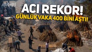 Hindistan'da günlük vaka sayısı 400 bini geçti!
