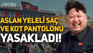 Kuzey Kore'de Kim Jong Un, kot pantolon ve aslan yelesi saçı yasakladı