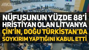 Litvanya, Çin'in Doğu Türkistan'da soykırım yaptığını kabul etti