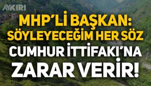 MHP'li İkizdere Belediye Başkanı: