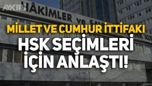 Millet İttifakı ve Cumhur İttifakı, HSK seçimi için anlaştı!