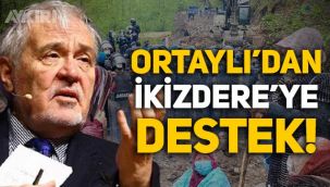 Prof. Dr. İlber Ortaylı'dan Rize İkizdere'deki köylülere destek!