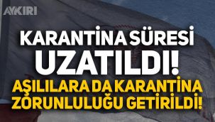 Sağlık Bakanlığı rehberi güncelledi: Karantina süreleri uzatıldı!