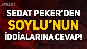 Sedat Peker'den Süleyman Soylu'nun kendisi hakkındaki iddialara cevap!