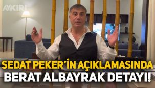 Sedat Peker'in açıklamasında Berat Albayrak detayı!