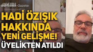 Sedat Peker'in görüşmelerini ifşa ettiği Hadi Özışık hakkında yeni gelişme: TGC üyeliğinden atıldı!