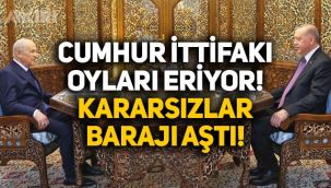 Son anket açıklandı: Kararsızlar barajı aştı, AK Parti ve MHP oyları düştü