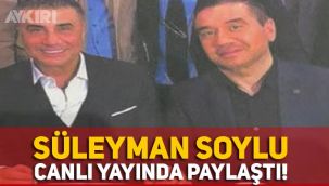 Süleyman Soylu'dan Sedat Peker sözleri: 