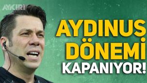 Süper Lig'de Fırat Aydınus dönemi bitiyor!