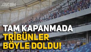 Tam kapanmada Adana Demirspor tribünleri doldu!