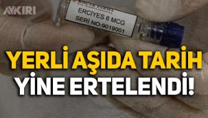Yerli aşıda tarih yine ertelendi: Erdoğan