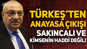 AK Partili Tuğrul Türkeş'ten yeni anayasa çıkışı!
