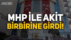 Akit, Bahçeli'yi hedef aldı, MHP'den çok sert cevap geldi!