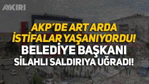 AKP'de istifa krizinin yaşandığı Yomra'da belediye başkanı silahlı saldırıya uğradı!