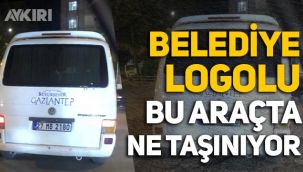 Gaziantep Belediyesi'nin logosunu taşıyan bu araçlarda ne taşınıyor?